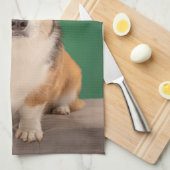 Kutest Baby Animals | Corgi Birthday Puppy Theedoek (Quarter Fold)