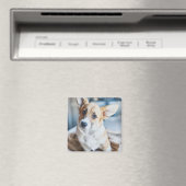 Kutest Baby Animals | Corgi Head Tilt Magneet (Insitu (Vaatwasser))