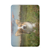Kutest Baby Animals | Corgi in Cloudy Yard Badmat (Voorkant Verticaal)