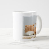 Kutest Baby Animals | Corgi & Plush Puppy Grote Koffiekop (Voorkant rechts)