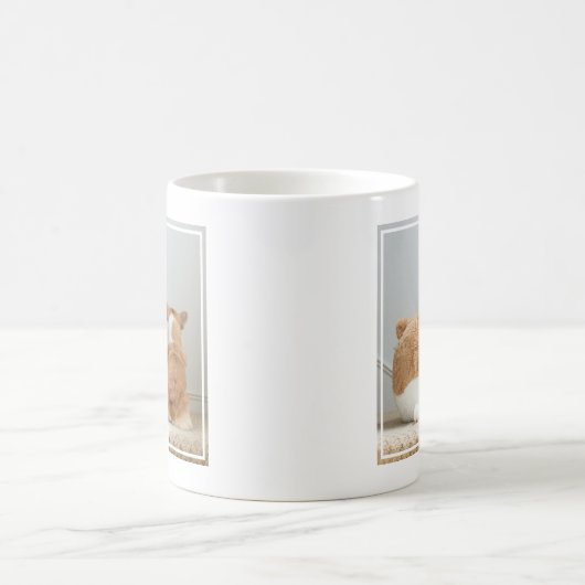 Kutest Baby Animals | Corgi & Plush Puppy Koffiemok (Center)