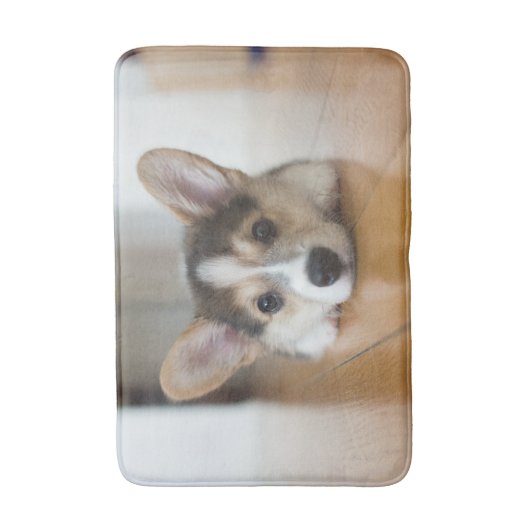 Kutest Baby Animals | Corgi Puppy Badmat (Voorkant Verticaal)