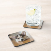 Kutest Baby Animals | Corgi Puppy Bier Onderzetter (Rechterzijde)