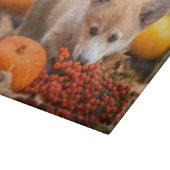 Kutest Baby Animals | Corgi Puppy in het najaar Snijplank (Hoek)