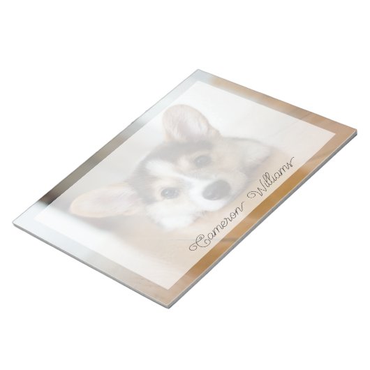 Kutest Baby Animals | Corgi Puppy Notitieblok (Schuin)