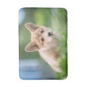 Kutest Baby Animals | Corgi Puppy op de Yard Badmat (Voorkant Verticaal)