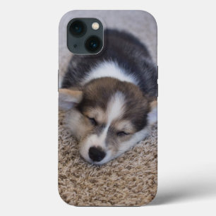 Kutest Baby Animals   Corgi Puppy op Shag Rug Case-Mate iPhone Case