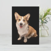Kutest Baby Animals | Corgi Puppy Smile Bedankkaart (Staand voorkant)