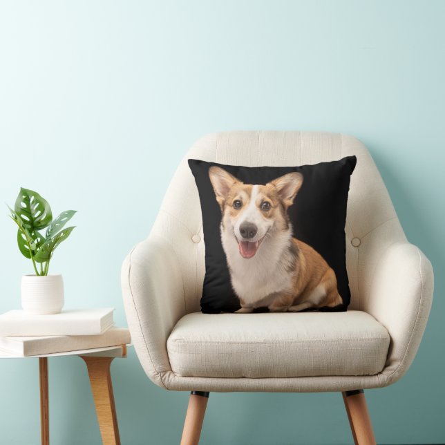Kutest Baby Animals | Corgi Puppy Smile Kussen (Stoel)