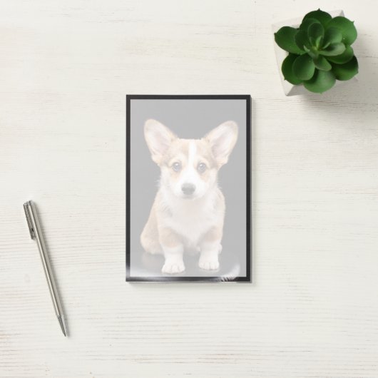 Kutest Baby Animals | Corgi Puppy Standing Tall Post-it® Notes (Kantoor)