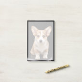 Kutest Baby Animals | Corgi Puppy Standing Tall Post-it® Notes (Op bureau)