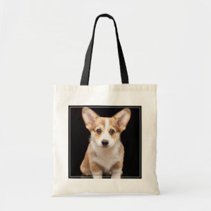 Kutest Baby Animals Corgi Puppy Standing Tall Tote Bag
