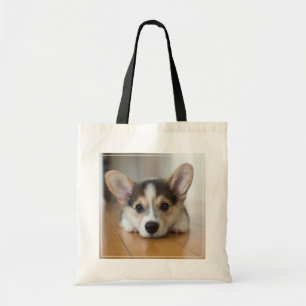 Kutest Baby Animals Corgi Puppy Tote Bag