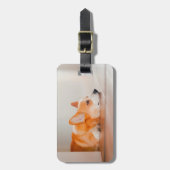 Kutest Baby Animals | Corgi Slaping Bagagelabel (Voorkant verticaal)