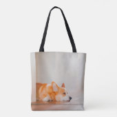 Kutest Baby Animals | Corgi Slaping Tote Bag (Achterkant)