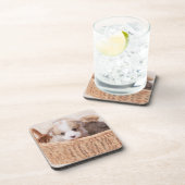 Kutest Baby Animals | Corgi Tiny Puppy Bier Onderzetter (Rechterzijde)
