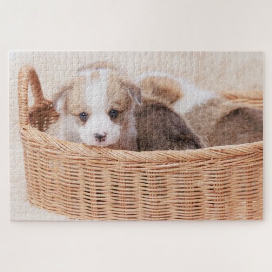 Kutest Baby Animals | Corgi Tiny Puppy Legpuzzel (Horizontaal)