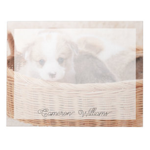 Kutest Baby Animals   Corgi Tiny Puppy Notitieblok