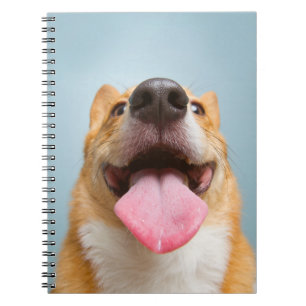 Kutest Baby Animals   Corgi Tongue Notitieboek