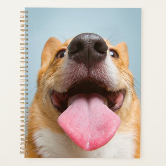 Kutest Baby Animals | Corgi Tongue Planner (Voorkant)
