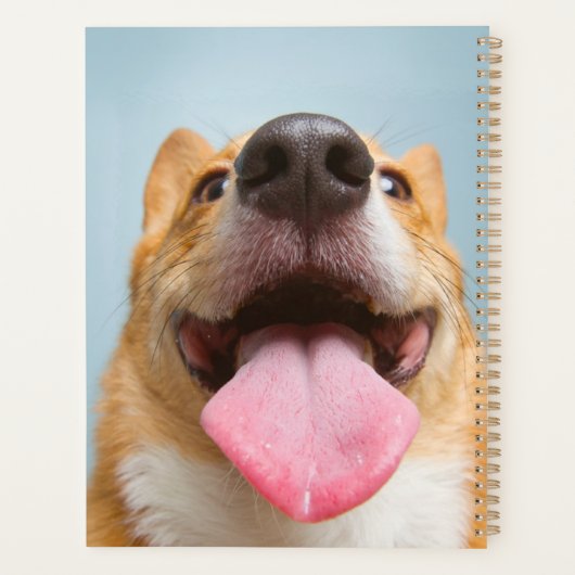 Kutest Baby Animals | Corgi Tongue Planner (Achterkant)
