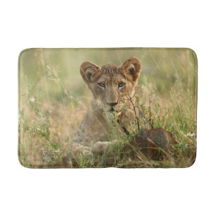 Kutest Baby Animals   Cute Baby Lion Cub Badmat