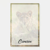 Kutest Baby Animals | Cute Baby Lion Cub Post-it® Notes (Voorkant)