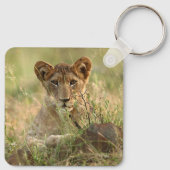 Kutest Baby Animals | Cute Baby Lion Cub Sleutelhanger (Achterkant)