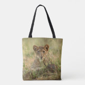 Kutest Baby Animals | Cute Baby Lion Cub Tote Bag (Achterkant)