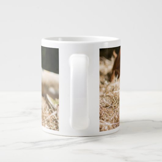 Kutest Baby Animals | Cute Baby Piglet Grote Koffiekop (Achterkant)