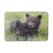 Kutest Baby Animals | Cute Brown Beer Cub-spellen Badmat (Voorkant)
