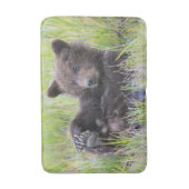 Kutest Baby Animals | Cute Brown Beer Cub-spellen Badmat (Voorkant Verticaal)