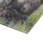 Kutest Baby Animals | Cute Brown Beer Cub-spellen Snijplank (Hoek)