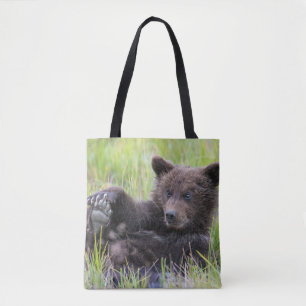 Kutest Baby Animals   Cute Brown Beer Cub-spellen Tote Bag