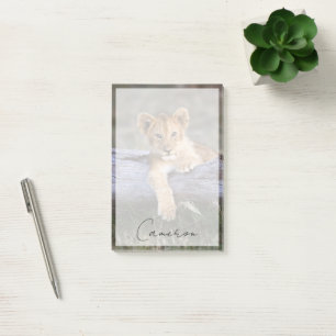 Kutest Baby Animals Cute Lion Cub Post-it® Notes