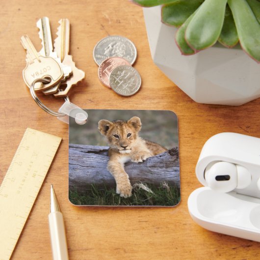 Kutest Baby Animals | Cute Lion Cub Sleutelhanger (Bureau)
