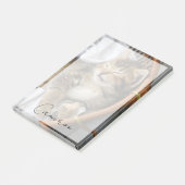 Kutest Baby Animals | Cute Tabby Cat Slaping Post-it® Notes (Schuin)