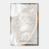 Kutest Baby Animals | Cute Tabby Cat Slaping Post-it® Notes (Voorkant)