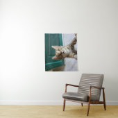 Kutest Baby Animals | Cute Tabby Kitten Wandkleed (In situ)