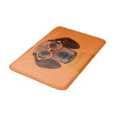 Kutest Baby Animals | Dachshund Oranje Sweater Badmat (Gekanteld)