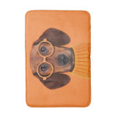 Kutest Baby Animals | Dachshund Oranje Sweater Badmat (Voorkant Verticaal)