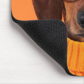 Kutest Baby Animals | Dachshund Oranje Sweater Muismat (Hoek)