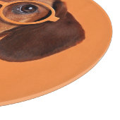 Kutest Baby Animals | Dachshund Oranje Sweater Snijplank (Hoek)