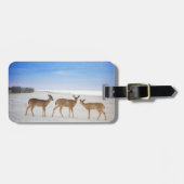 Kutest Baby Animals | Deer bij de strand Bagagelabel (Voorkant horizontaal)