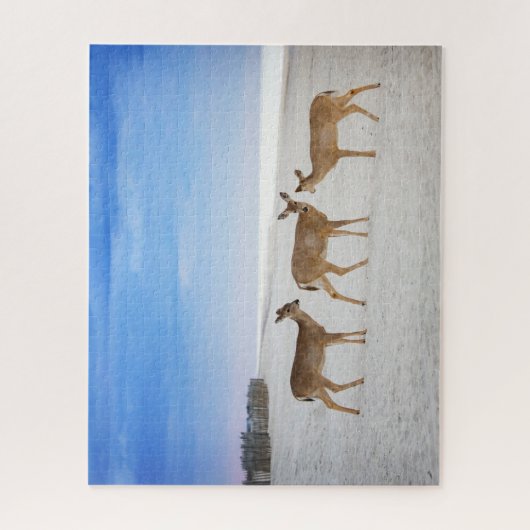 Kutest Baby Animals | Deer bij de strand Legpuzzel (Verticaal)