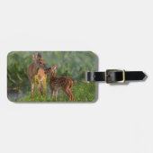 Kutest Baby Animals | Deer en Baby Bagagelabel (Voorkant horizontaal)