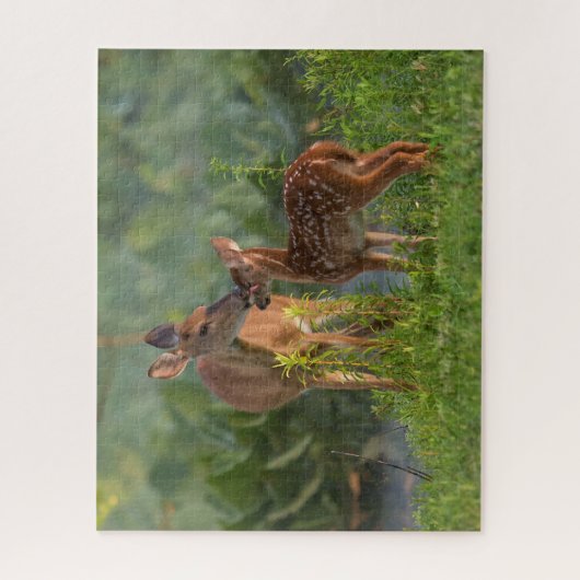 Kutest Baby Animals | Deer en Baby Legpuzzel (Verticaal)