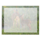 Kutest Baby Animals | Deer en Baby Notitieblok (Voorkant)