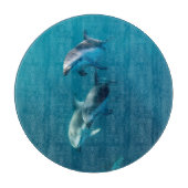 Kutest Baby Animals | Dolfijnenfamilie Snijplank (Voorkant)