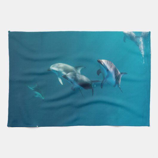 Kutest Baby Animals | Dolfijnenfamilie Theedoek (Horizontaal)